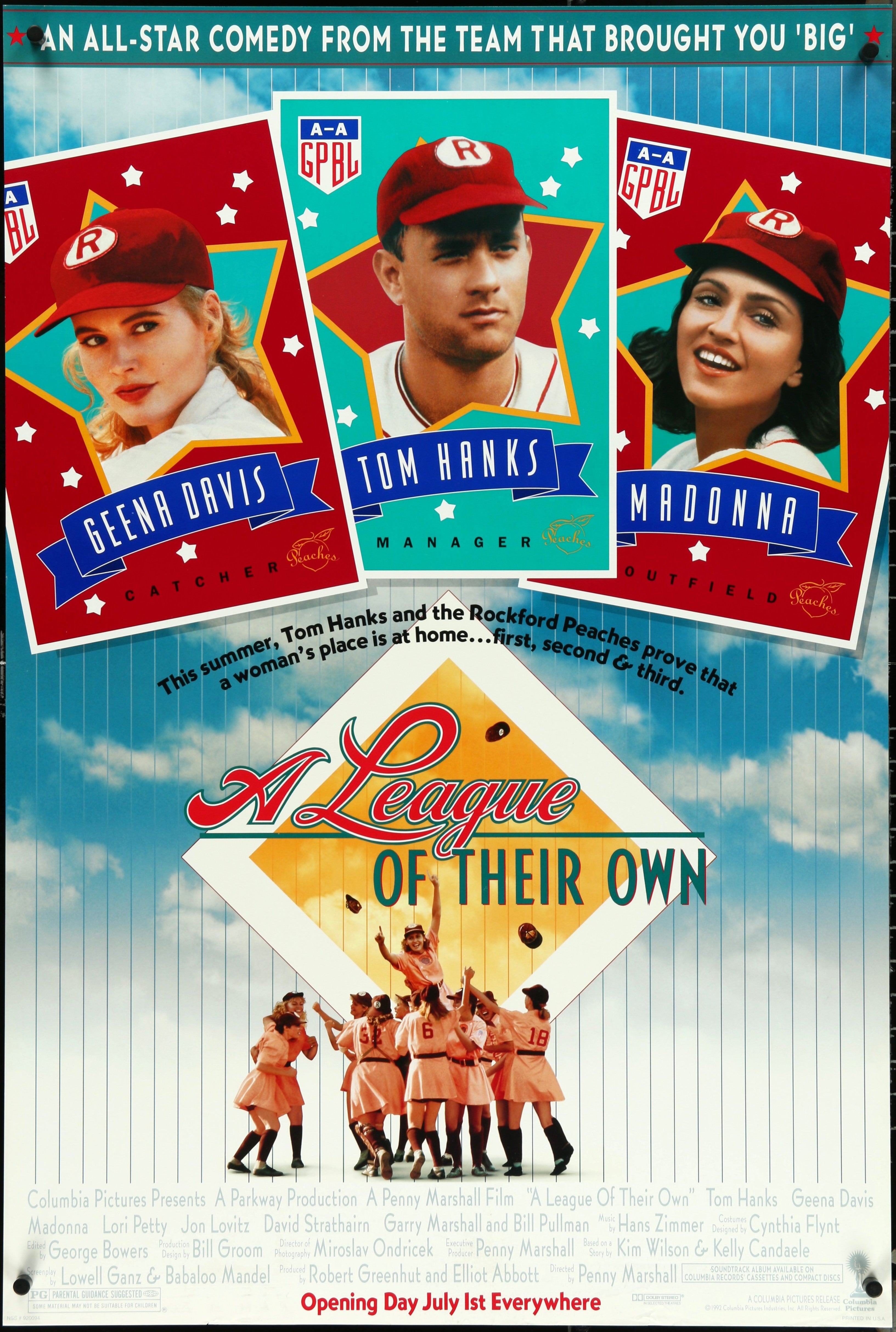 A LEAGUE OF THEIR OWN (1992)
