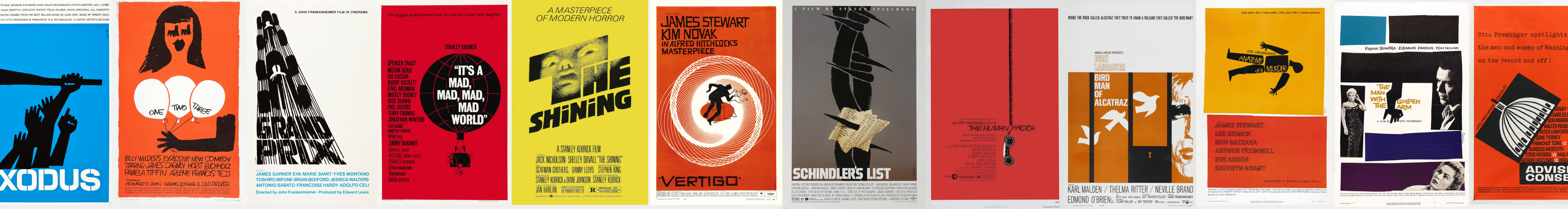 Saul Bass: Revolutionising Movie Poster Art