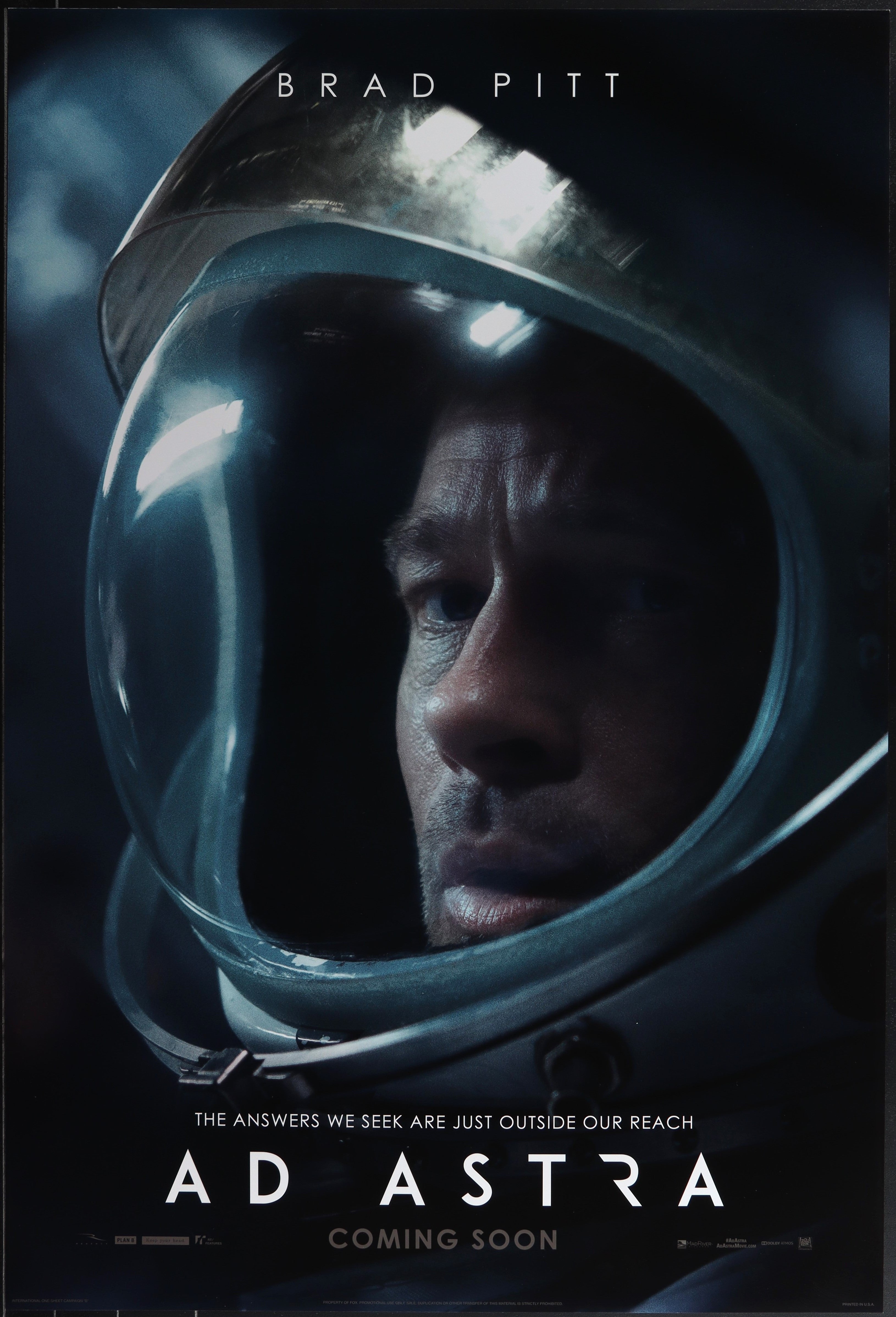 Interstellar 27x40 D/S Theatrical Movie Poster store