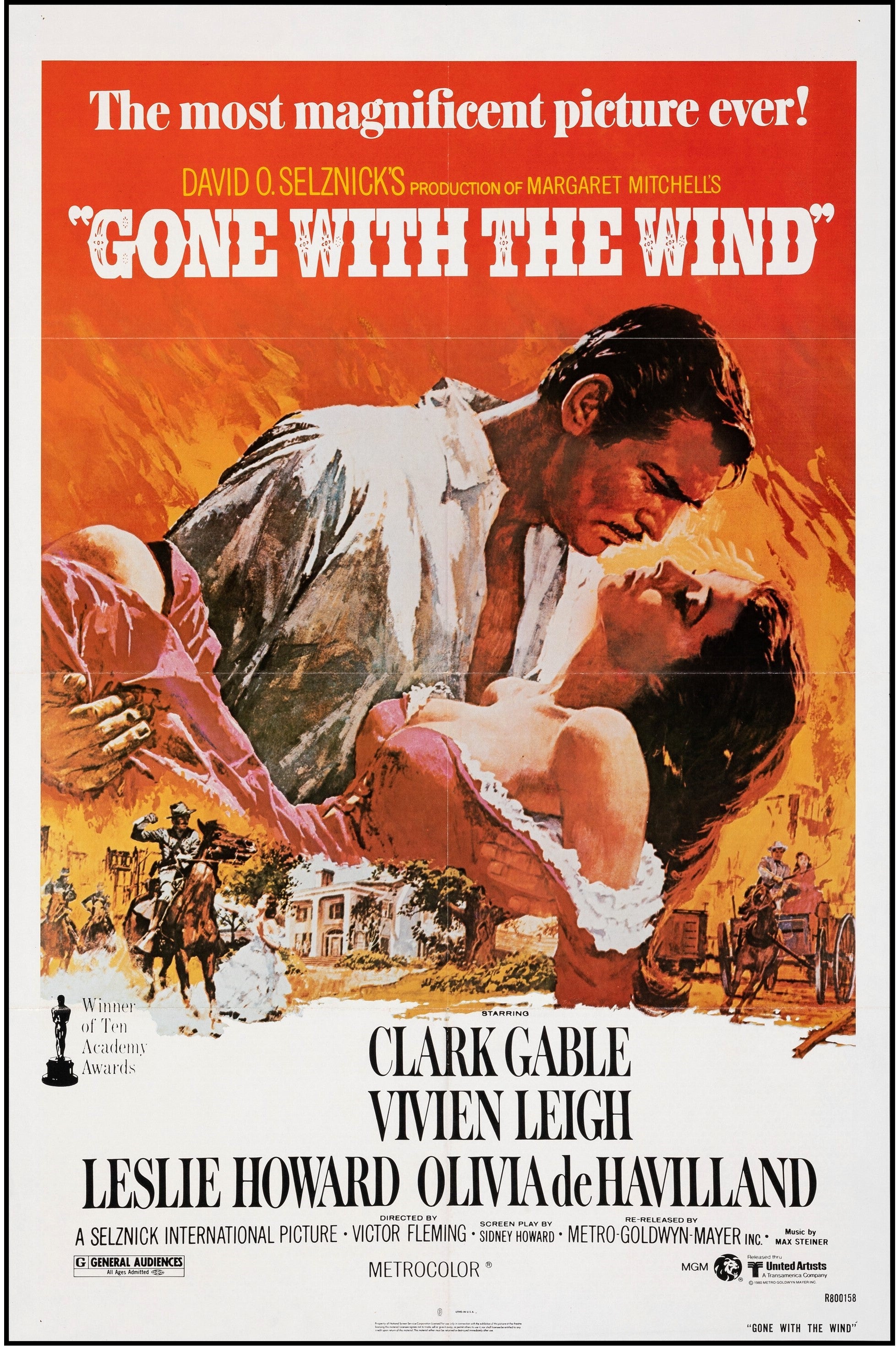 GONE WITH THE WIND (R1980)