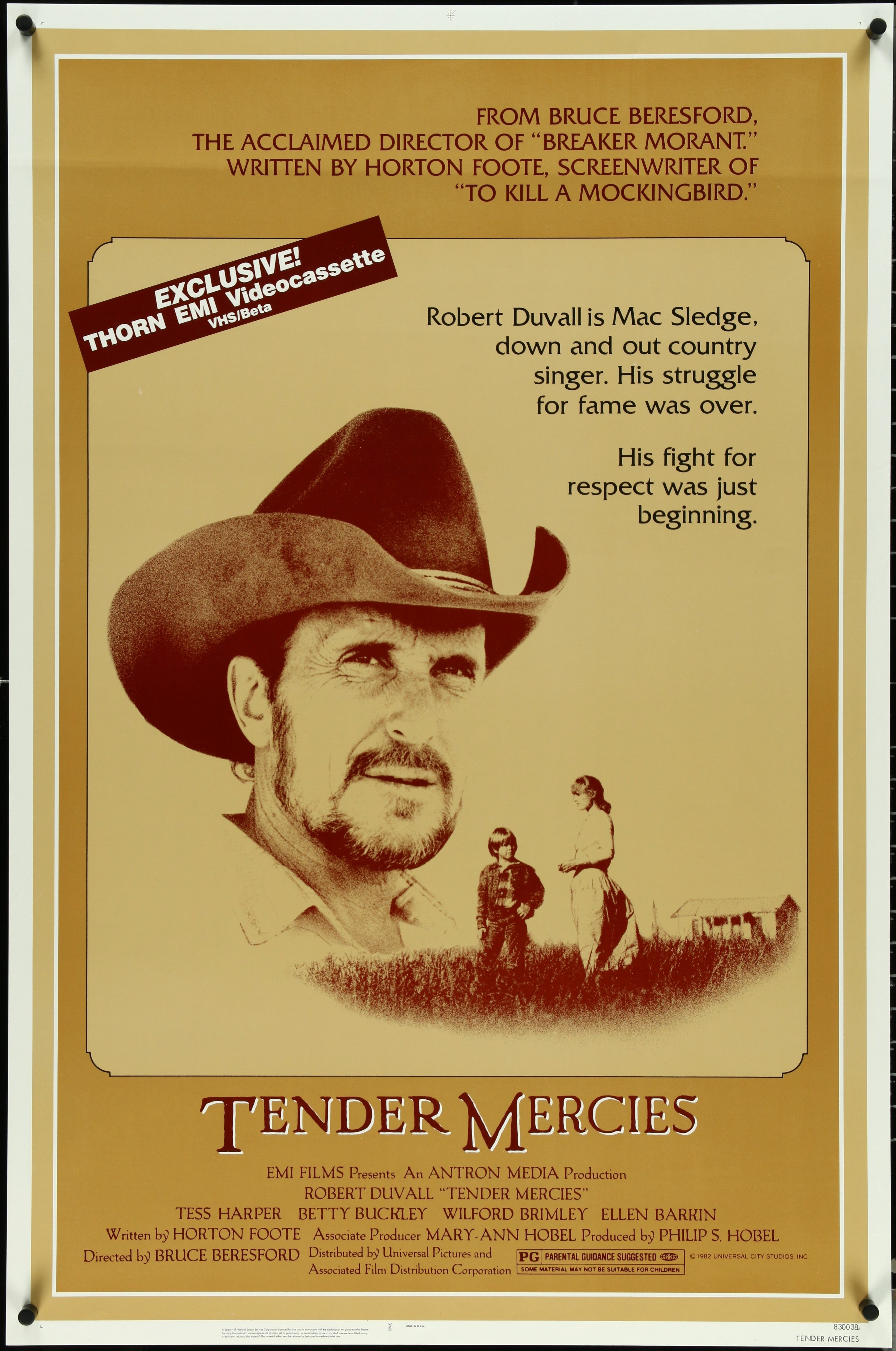 TENDER MERCIES (VHS-1983)