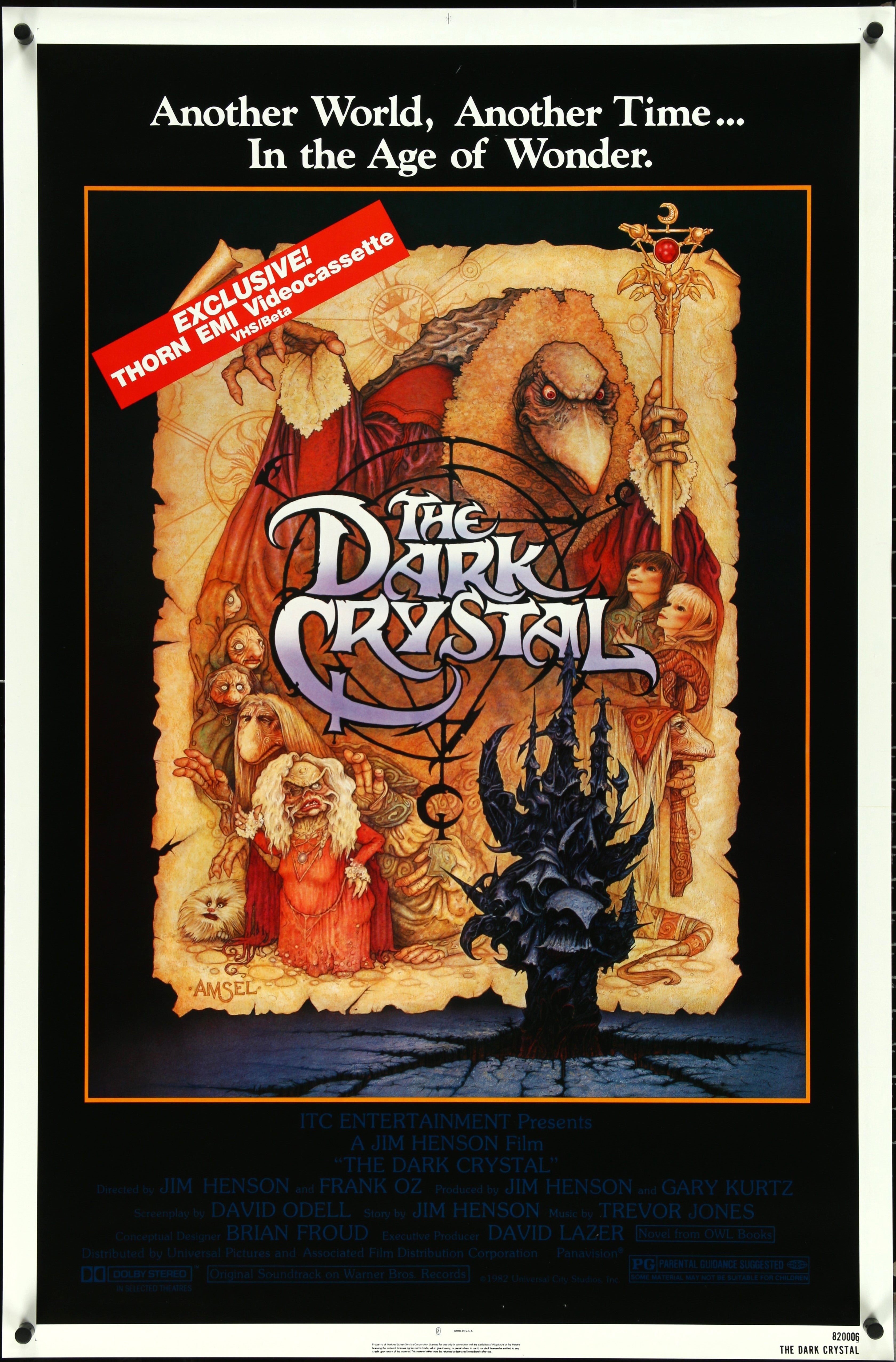 THE DARK CRYSTAL (VHS-1982)