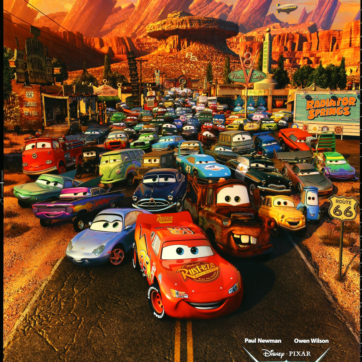Cars 2006 Movie Cars 4K Blu Ray (4K Ultra HD + Blu Ray + Digital HD)